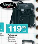 Full Marks 5-Division Supreme Backpack-Each