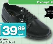 Toughees Lace-Up School Youth Sizes 2-5 Shoes-Per Pair