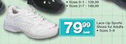 Toughees Lace-Up Sports Shoes For Adults Sizes 3-8 Shoes-Per Pair