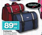 Full Marks 4-Division Senior School Briefcase Backpack-Each
