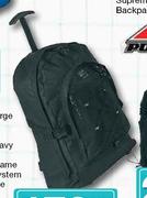 Steelers 3-Division School Trolley Backpack Black/Navy/Pink-Each