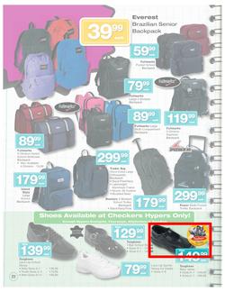 Checkers Nationwide : Big Back to School Savings (31 Dec - 3 Feb 2013), page 22