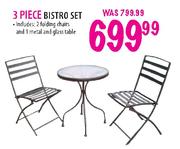 3 Piece Bistro Set