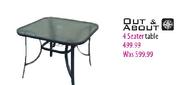 Out & About 4 Seater Table