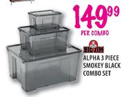 Big Jim Alpha 3 Piece Smokey Black Combo Set