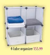 4 Cube Organizer 