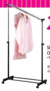 Double Clothes Rail-85cm