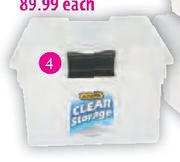 Addis Clear Storage Box-56L