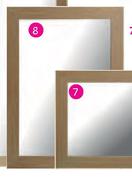 Camel Dress Framed Mirror-Each