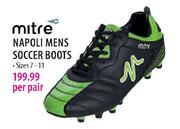 Mitre Napoli Mens Soccer Boots-Per Pair