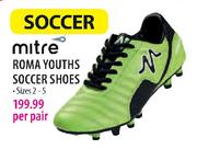Mitre Roma Youths Soccer Shoes-Per Pair