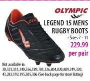 Olympic Legend 15 Mens Rugby Boots-Per Pair