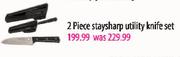 Staysharp Utility Knife Set-2Pcs.