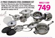 Stainless Steel Cookware Set-21Pcs.