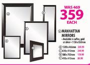 Manhattan Mirrors-1150X850mm Each