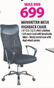 Manhattan Mesh Highback Chair-Each