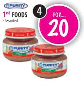 Purity 1st Foods Assorted-4's