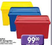 Alpha 47L Storage Box-Each