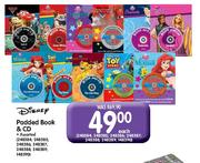 Disney Padded Book & CD-Each