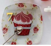 Glass Side Plate-Each