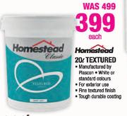 Homestead 20Ltr Textured-Each