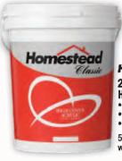 Homestead 5Ltr Acrylic High Cover-Each