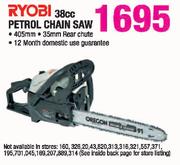 Ryobi 38cc Petrol Chain Saw-Each