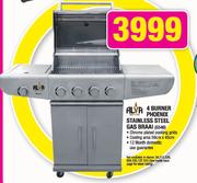 Alva 4 Burner Phoenix Stainless Steel Gas Braai-(G5-46)