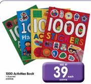 1000 Activities Book-Each
