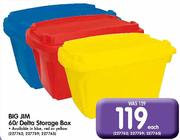 Big Jim 60L Delta Storage Box-Each