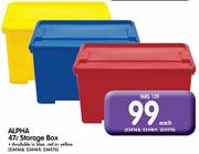 Alpha 47L Storage Box-Each