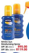 Nivea Sun Moisturising Spray SPF 30-200ml