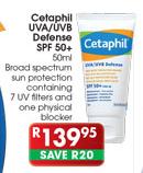 Cetaphil UVA/UVB Defense SPF 50+ 60ml