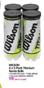 Wilson 4x3 Pack Titanium Tennis Balls