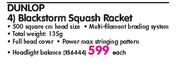 Dunlop Blackstorm Squash Racket Each
