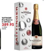 Taittinger Brut Reserve In Gift Box-1X750ml