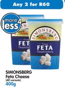 Simonsberg Feta Cheese(All Variants)-2x400G