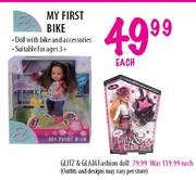 My First Bike Doll with Bike and Accessories-each