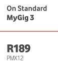 Own Device-On Standard MyGig 3