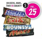 Snickers,Mars,Twix Or Bounty-5