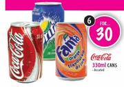 Coca Cola Cans-330Mlx6