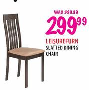  Leisurefurn Slatted Dining Chair