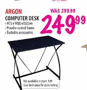 Argon Computer Desk H73xW80xD50cm