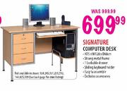 Signature Computer Desk H75xW120xD60cm