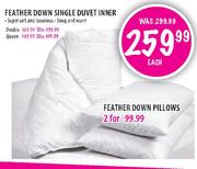 Feather Down Queen Duvet Inner