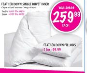 Feather Down Single Duvet Inner