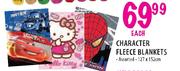 Character Fleece Blankets-127x152cm
