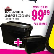 Big Jim Delta Storage Box Combo-30Ltr + 60Ltr Per Combo