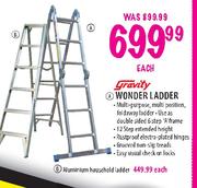 Gravity Aluminium Household Ladder-Each