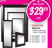 Manhattan Mirrors-1150 x 850mm Each